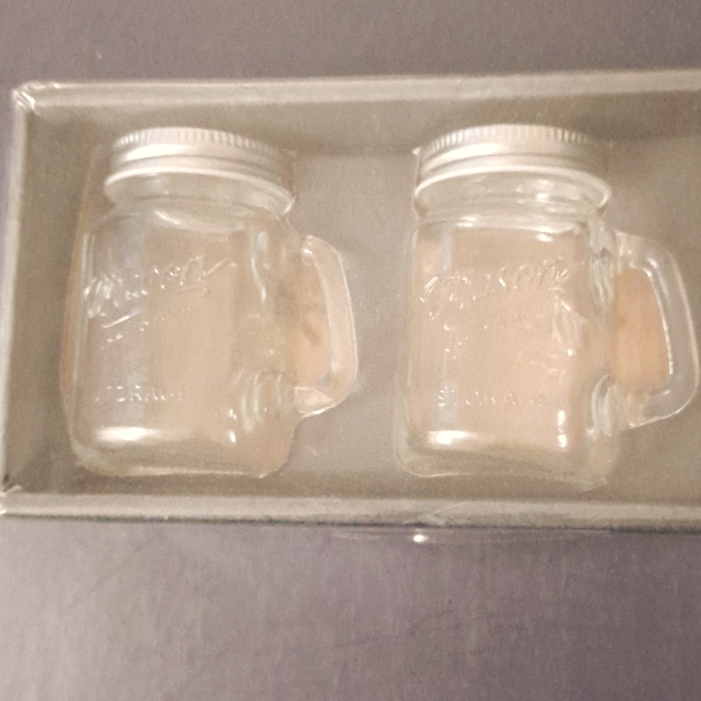 Mason Salt and Pepper Shakers